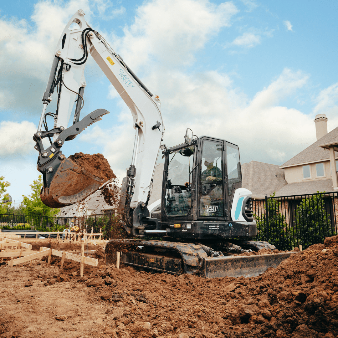 Claffey Pools building process